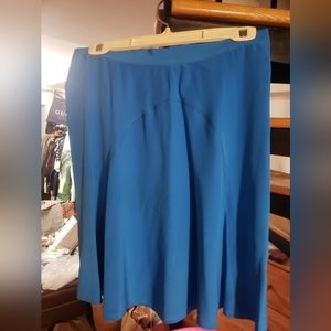 2000 Burberry silk skirt. Cobalt blue silk. RARE!
